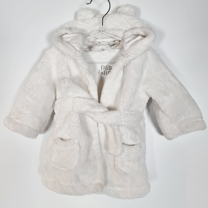 0-3M
White Fleece Dressing Gown