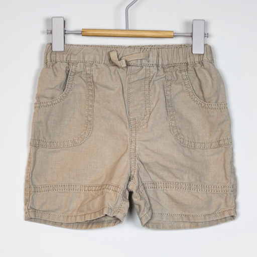 9-12M
Ecru Linen Blend Shorts