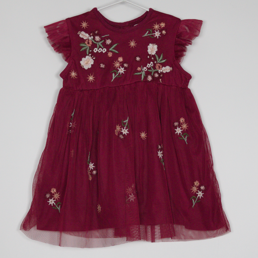 9-12M
Burgundy Dress