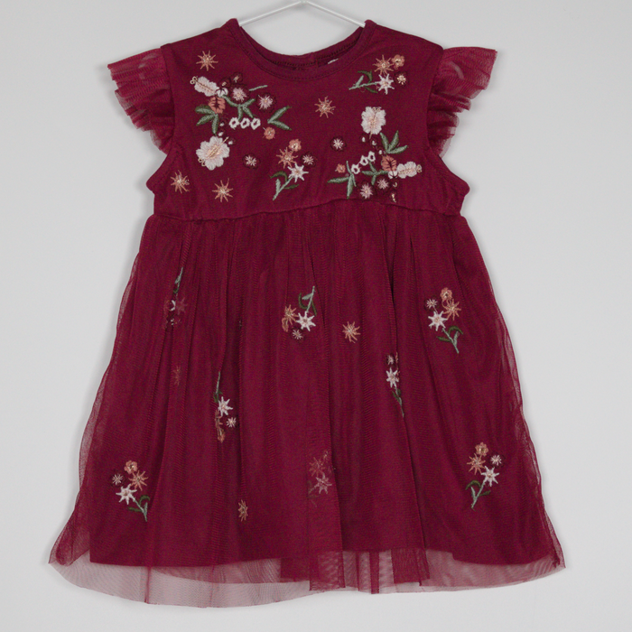 9-12M
Burgundy Dress