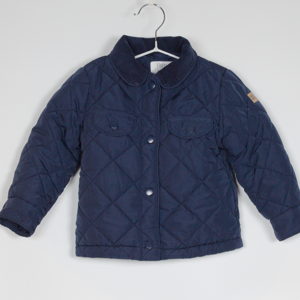 9-12M
Navy Quilted Jacket