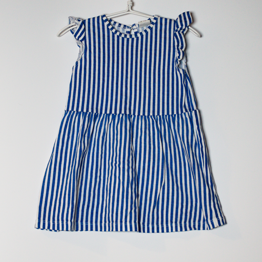 9-12M
Blue/White Stripe Dress