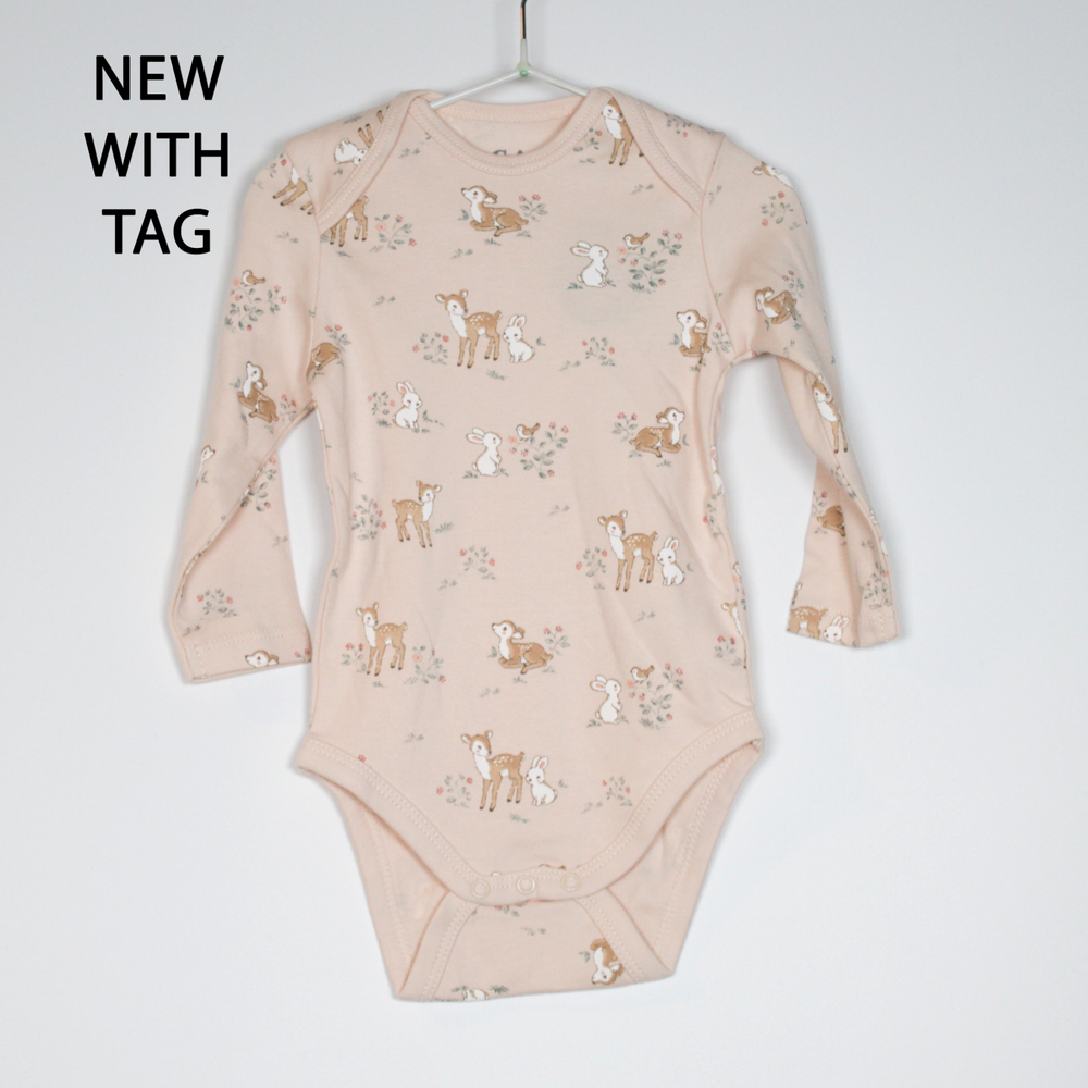 0-1M
Fawn and Rabbit Bodysuit