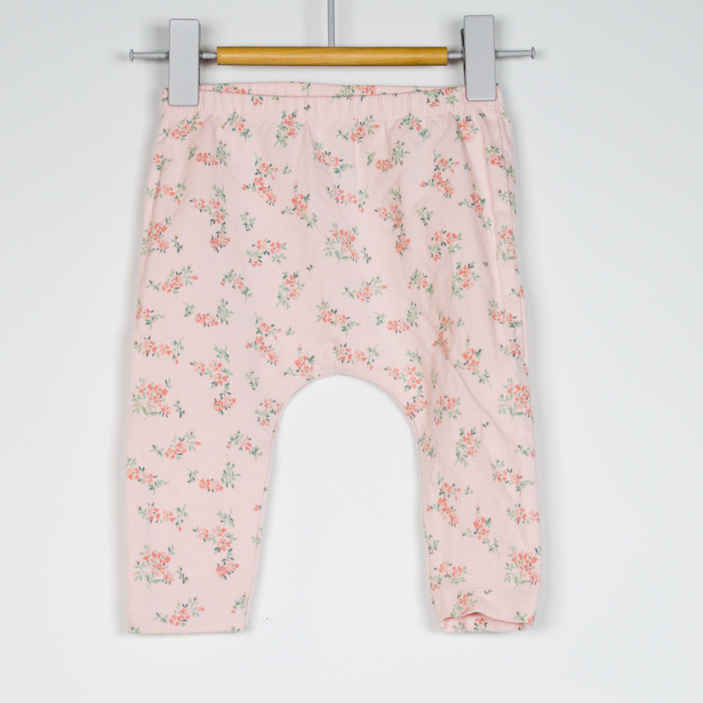 3-6M
Pink Flowers Leggings
