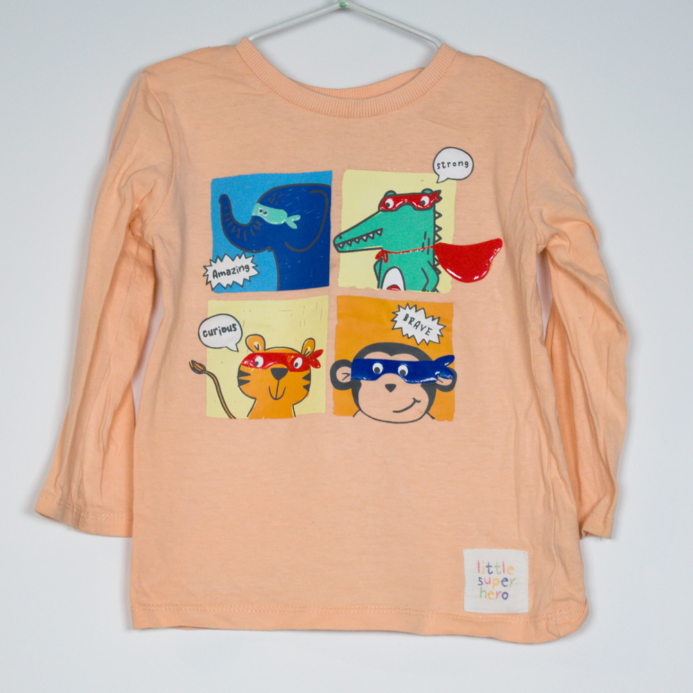 12-18M
Blue & Peach Tops