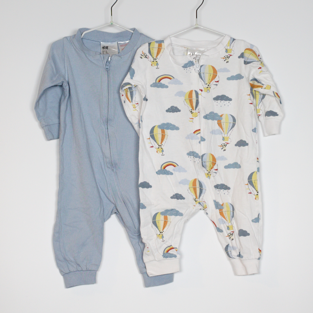 2-4M
2 x Footless Onesie