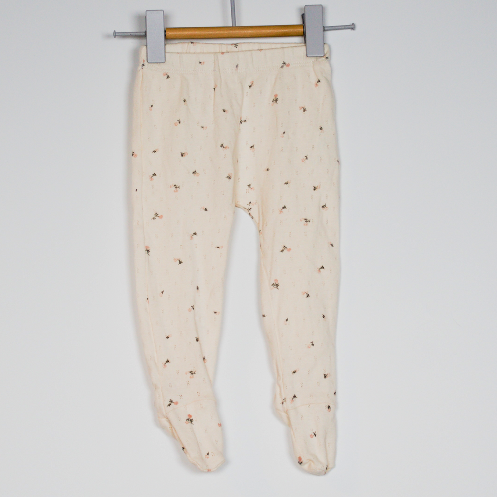 3-6M
Footed Flower Leggings