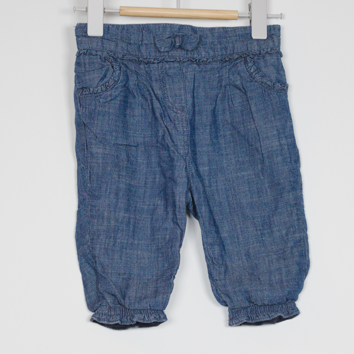 3-6M
Lined Chambray Pants