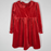 2-3Y
Red Velour Dress