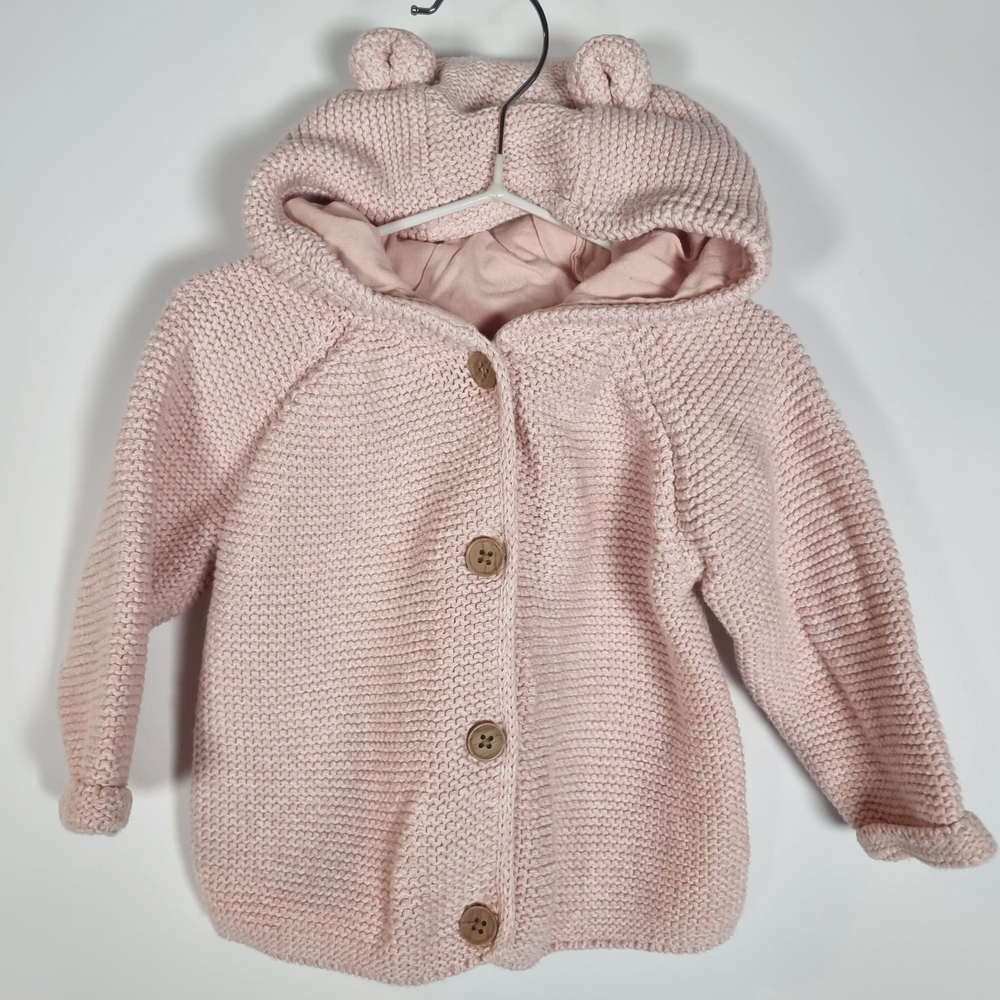 9-12M
Pink Teddy Cardigan