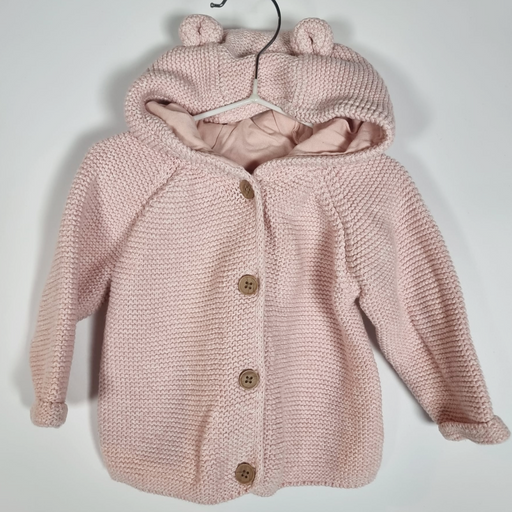 9-12M
Pink Teddy Cardigan
