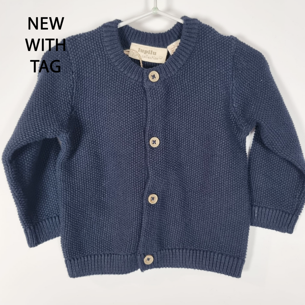 2-6M
Navy Cardigan
