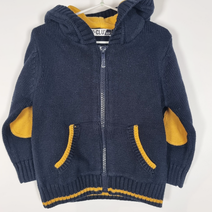 12M
Yellow Elbow Cardigan
