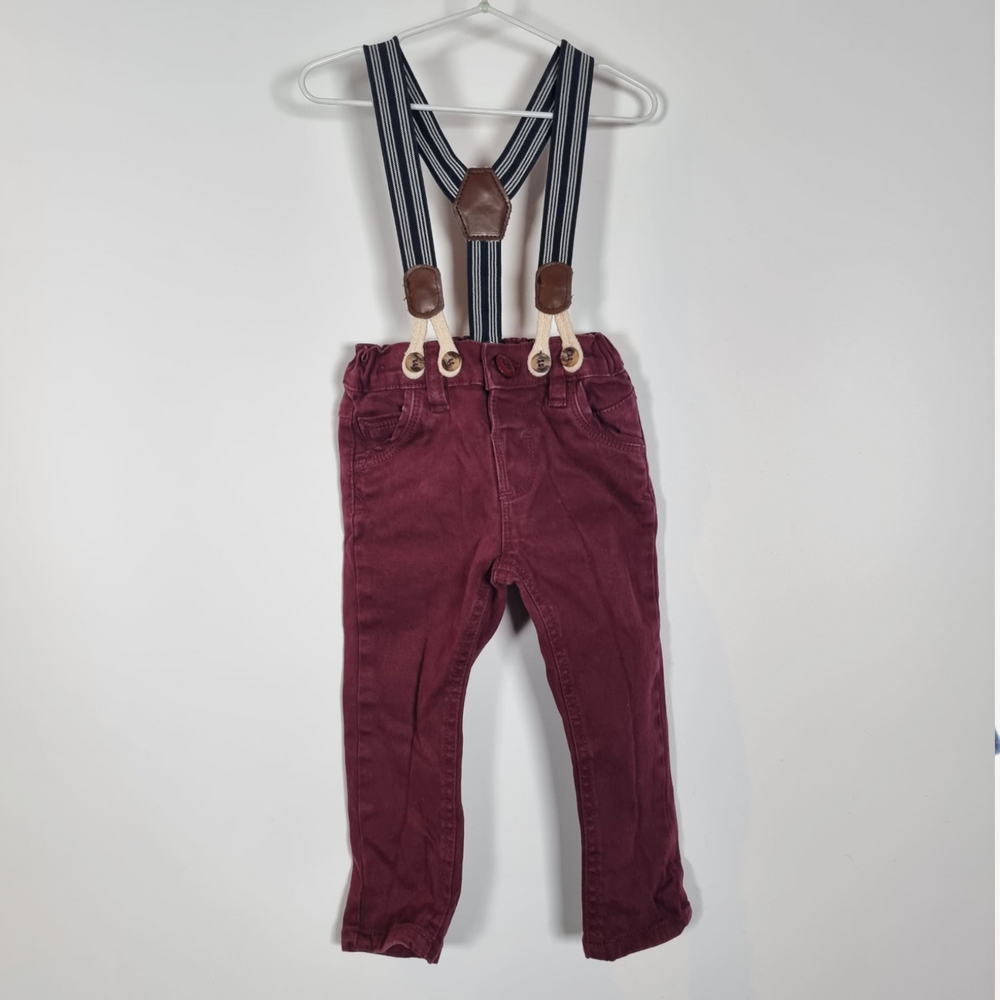 9-12M
Suspender Pants