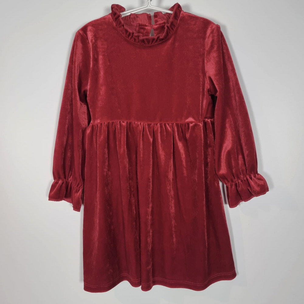 4-5Y
Red Velvet Dress