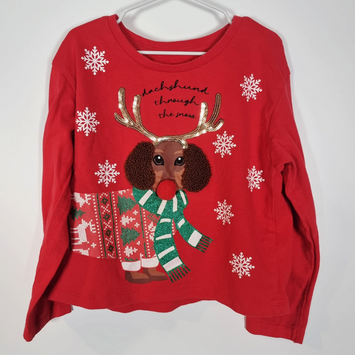 4-5Y
Dachshund Christmas Top