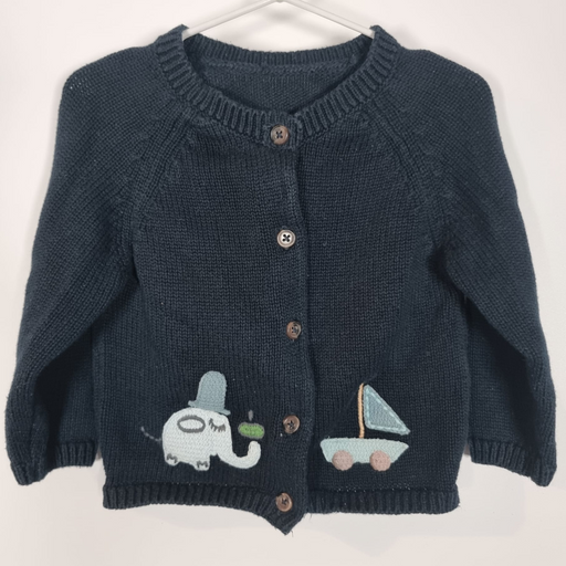 9-12M
Elephant & Boat Cardigan
