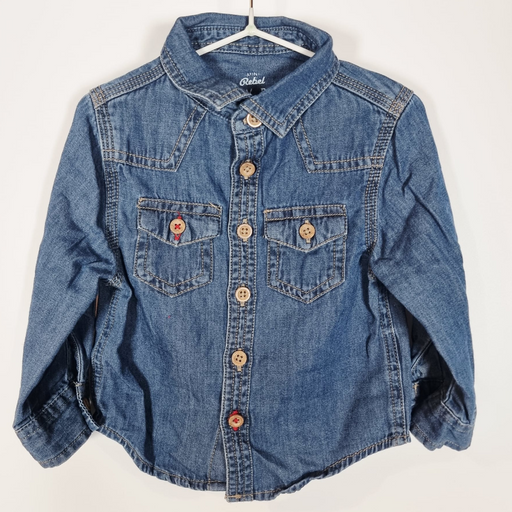 9-12M
Red Stitch Detail Shirt