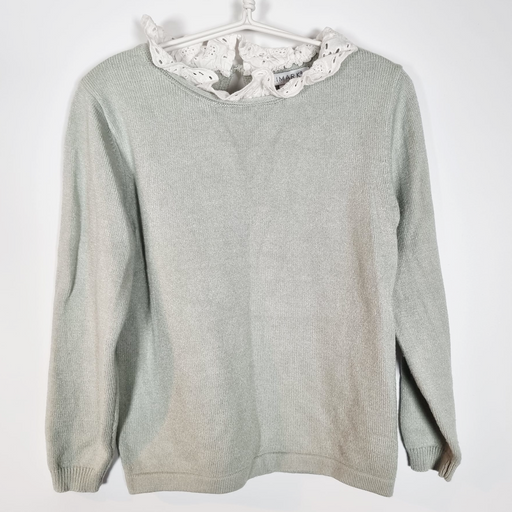 5-6Y
Broderie Collar Knit