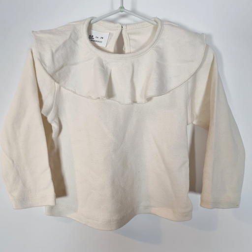 6-9M
Cream Collar Top