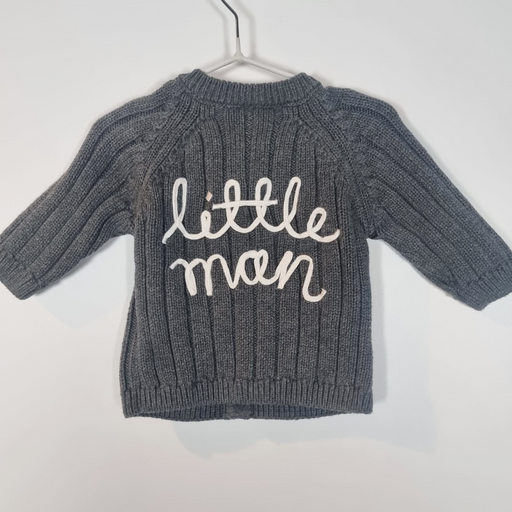 0-3M
Little Man Cardigan