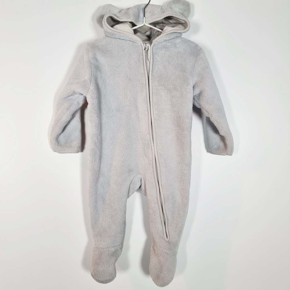 3-6M
Grey Fleece Onesie
