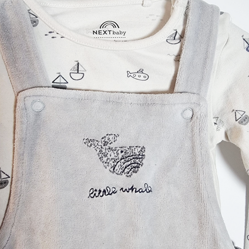 6-9M
Little Whale Dungarees