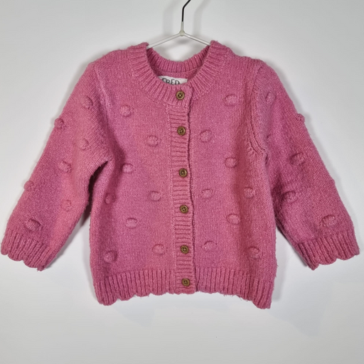 9-12M
Pink Bobble Cardi