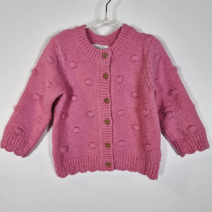 9-12M
Pink Bobble Cardi