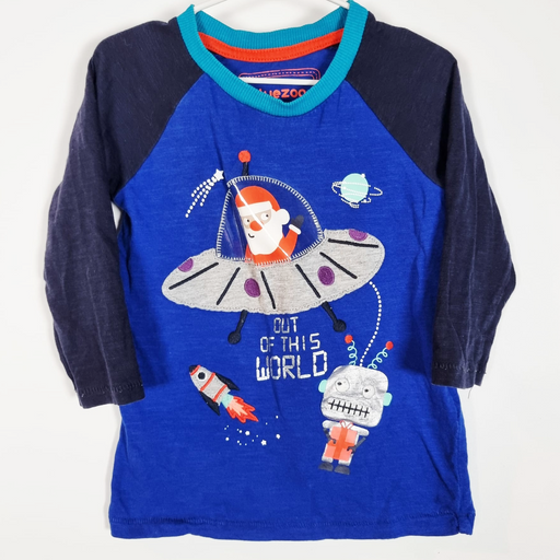 12-18M
UFO Santa Top