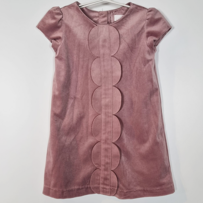 3-4Y
Pink Velvet Dress