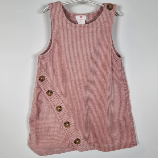 4-5Y
Cord & Button Dress