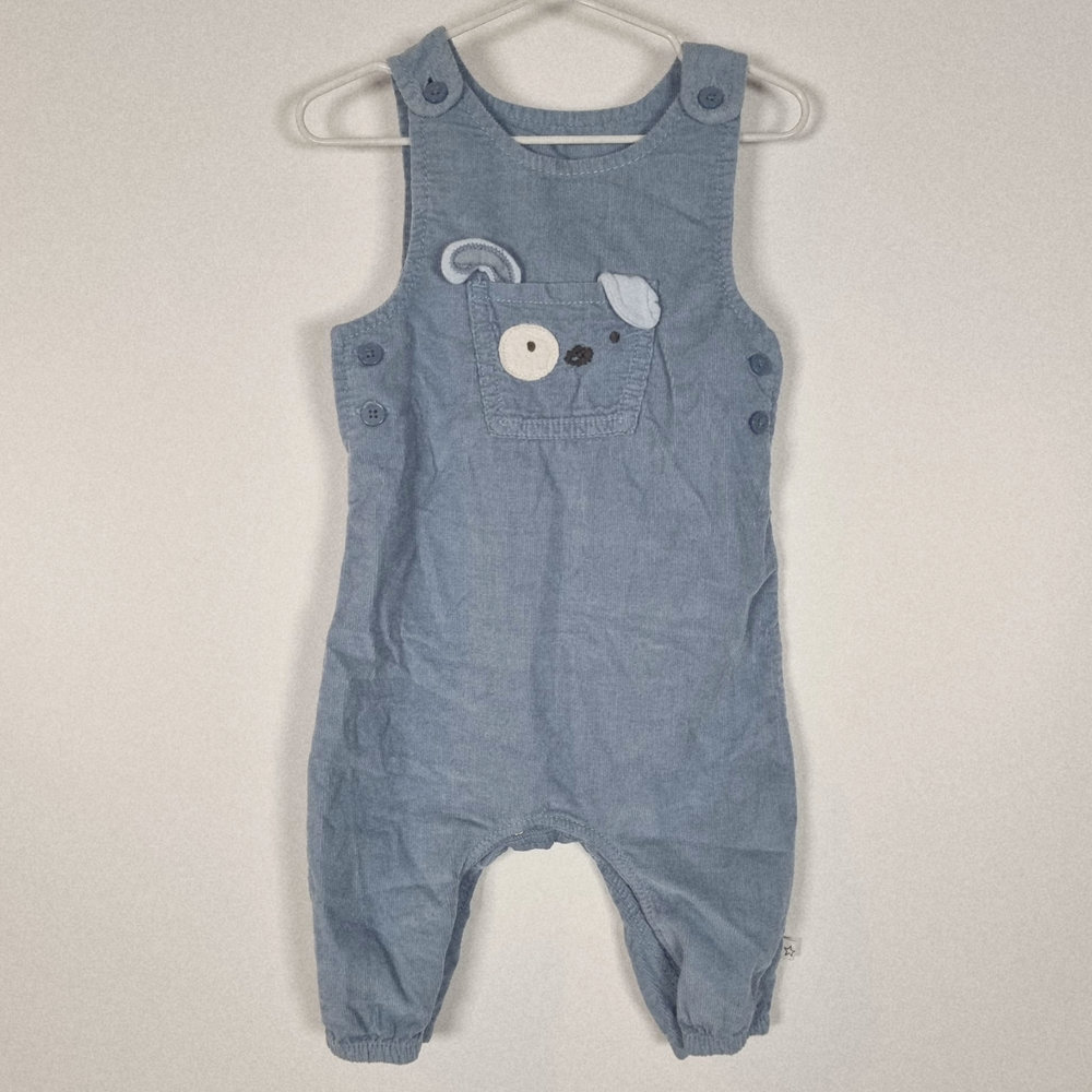 3-6M
Puppy Cord Dungarees