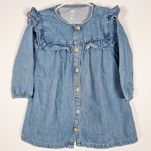 12-18M
Cotton Denim Dress