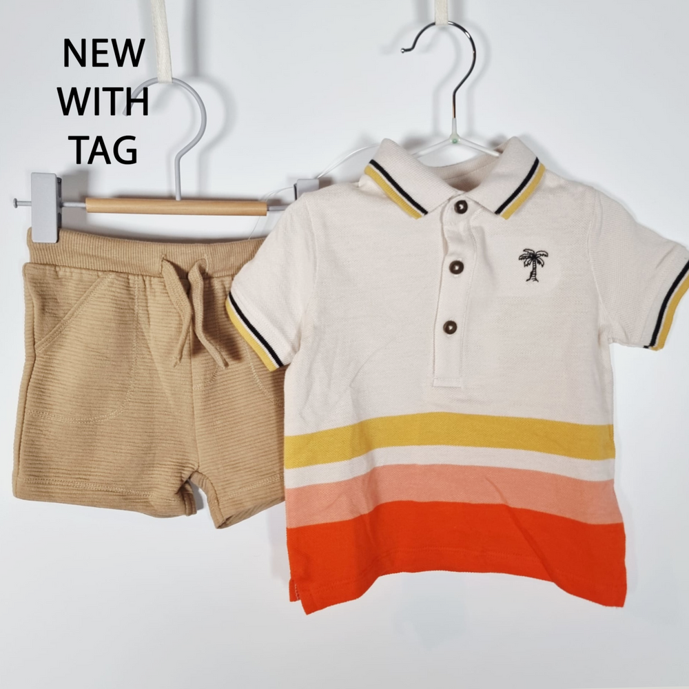 3-6M
Palm Polo Set