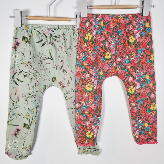 12-18M
2 Flower Leggings
