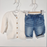 0-3M
Jeans & Cardi Set