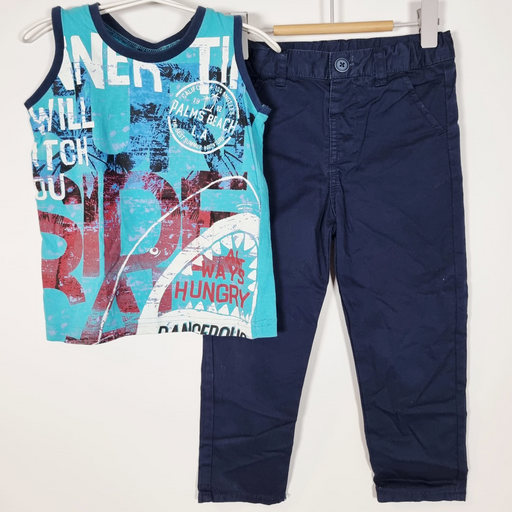 2-3Y
Vest, Pants Set