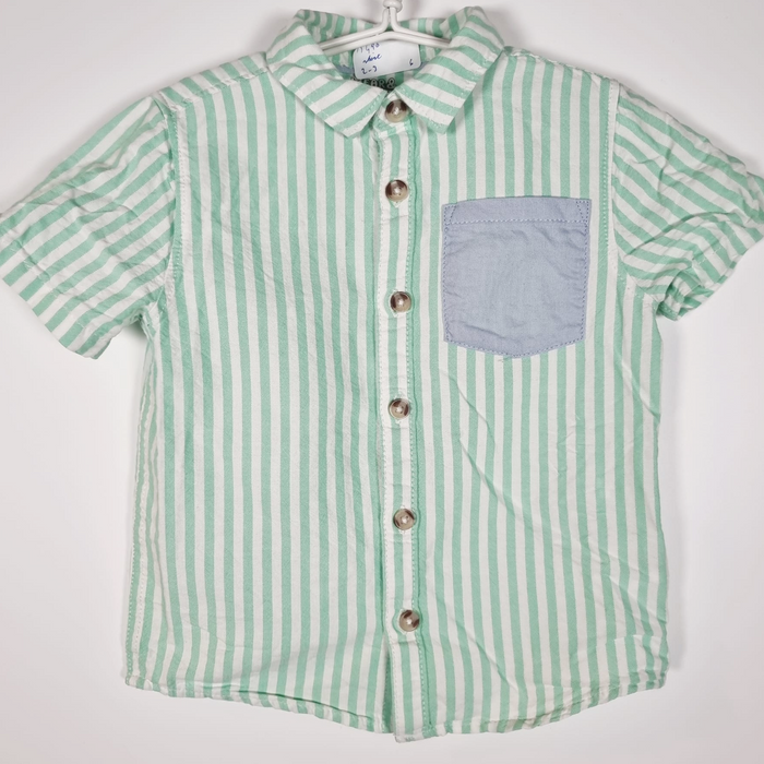 2-3Y
Blue Pocket Shirt