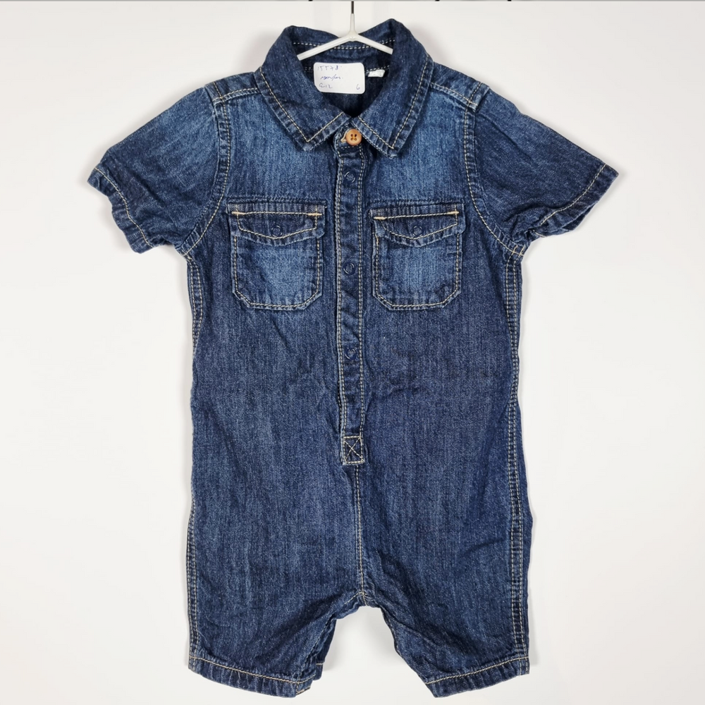 9-12M
Navy Romper