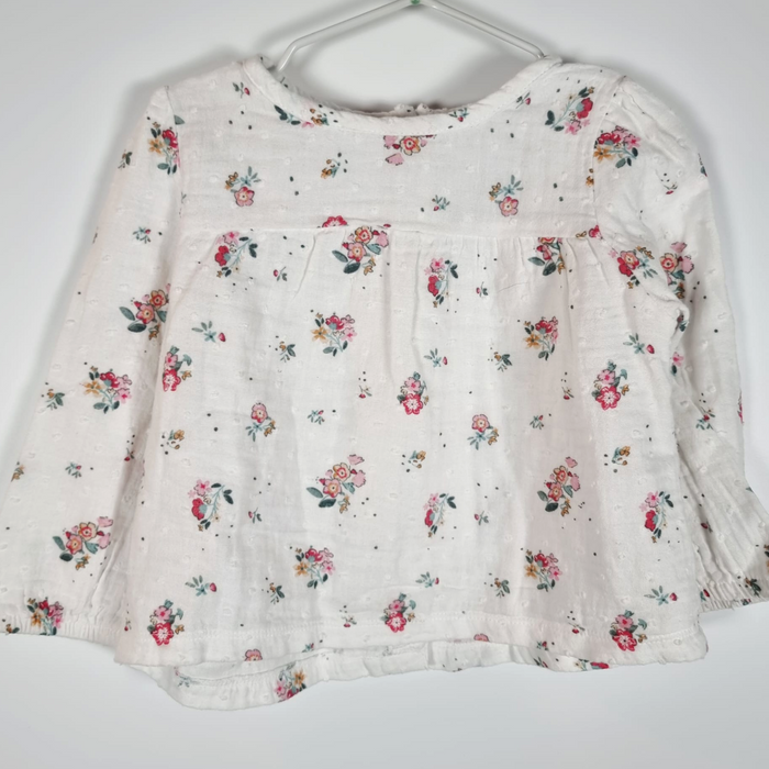 12-18M
Posie of Flowers Top
