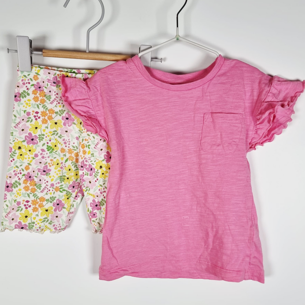 9-12M
Pink Tee & Shorts