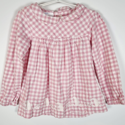 4-5Y
Hedghog Gingham Top
