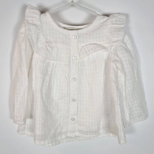 6-9M
Lined White Top