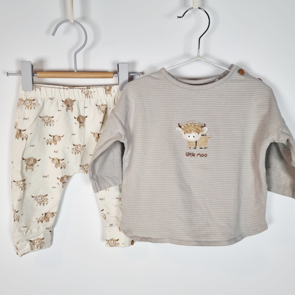 3-6M
Little Moo Set