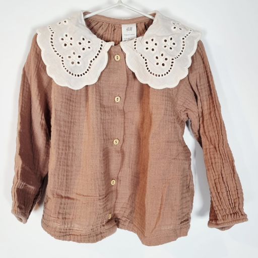 12-18M
Collared Top