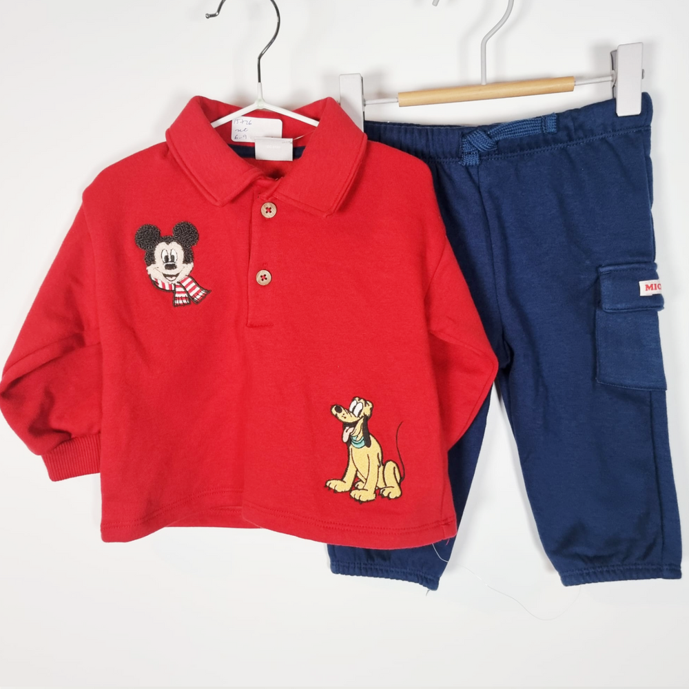 6-9M
Mickey & Pluto Set