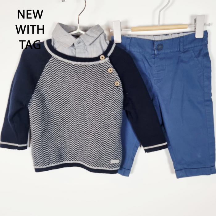 3-6M
Blue Mix Set