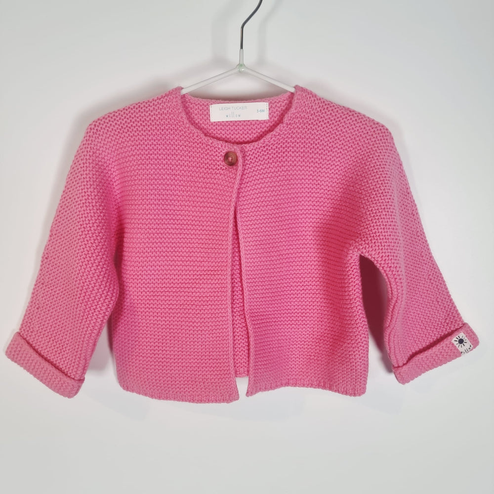 3-6M
Pink Knit Cardi