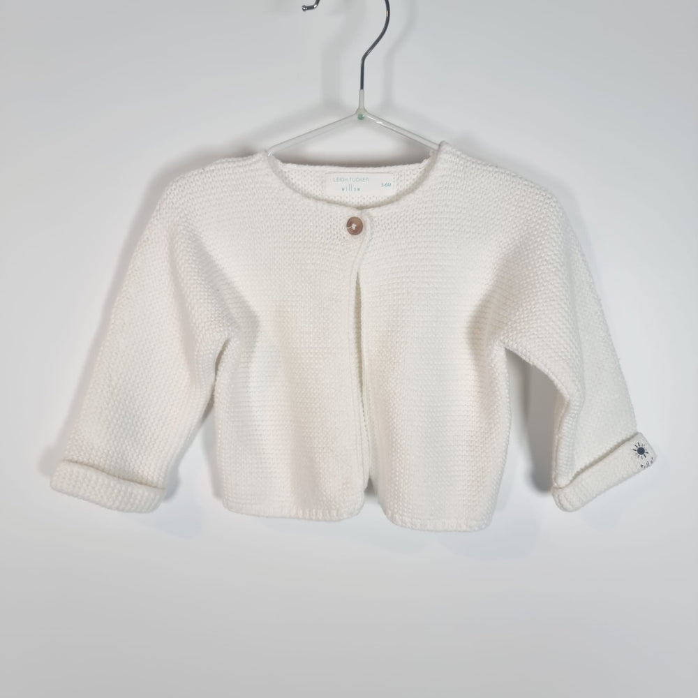 3-6M
White Knit Cardi